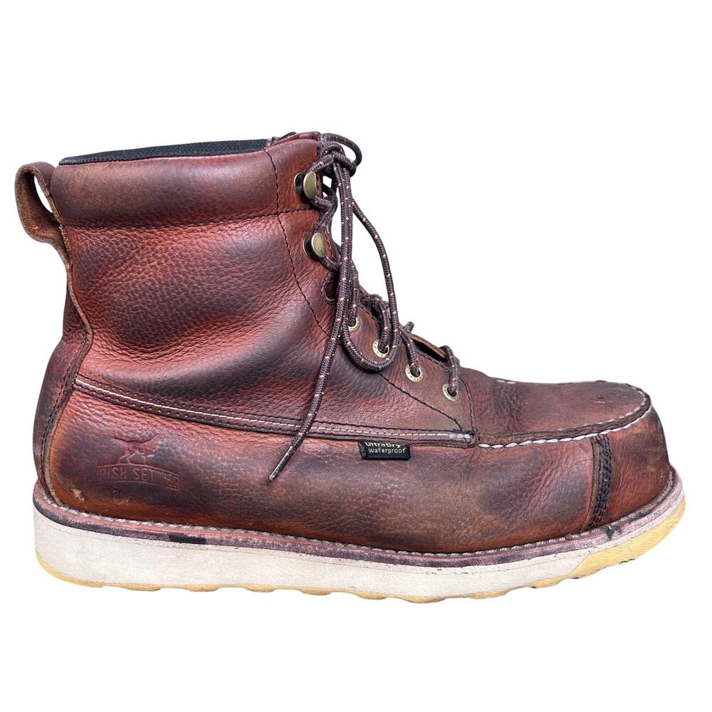Irish Setter Red Wing Wingshooter ST Brown Work Boots Size 10.5 D